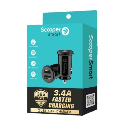 Scooper Smart SCC-01 2 USB Car Charger