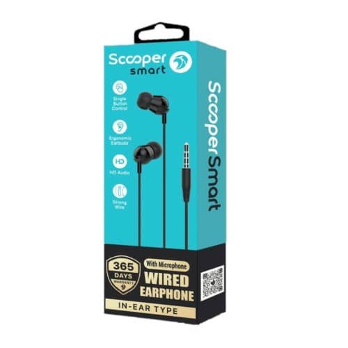 Scooper Smart SWE-02 Wired Earphones
