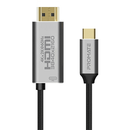 Promate USB C To HDMI Cable PD60