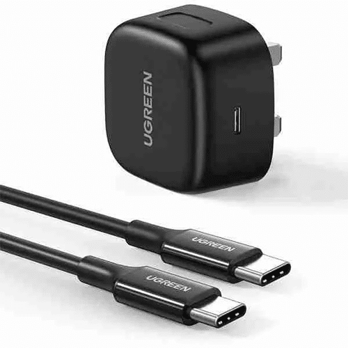 UGREEN USB-C 25W PD Charger With C-C 2M Cable