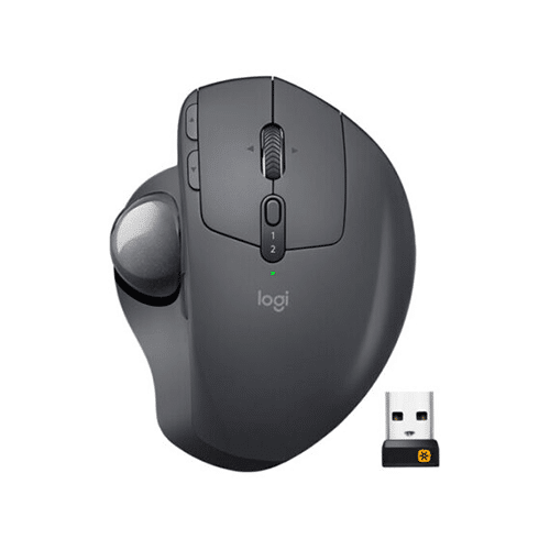 Logitech MX Ergo Wireless & Bluetooth Trackball Mouse (Graphite)