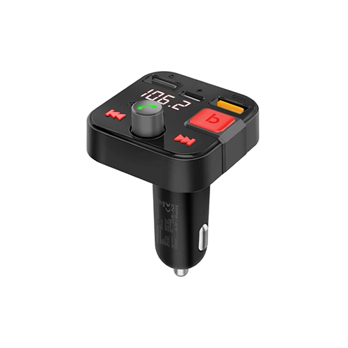 Promate PowerTune-30W FM Transmitter Kit with Handsfree & Quick Charge 3.0